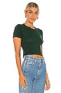 view 2 of 4 Stefia Cropped Tee in Greenery