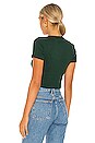 view 3 of 4 Stefia Cropped Tee in Greenery
