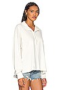 view 2 of 4 Flora Funnel Neck Polo in Soft White