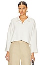 view 1 of 4 POLO CROPPED NELSON in Soft White
