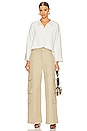 view 4 of 4 POLO CROPPED NELSON in Soft White