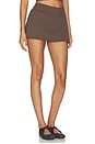 view 2 of 6 Matte Skort in Dark Sepia
