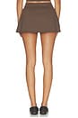 view 4 of 6 Matte Skort in Dark Sepia