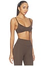 view 2 of 4 Micro Scoop Bra in Dark Sepia