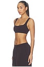 view 4 of 5 Squareneck Racerback Bra in Dark Roast