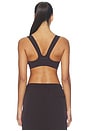 view 5 of 5 Squareneck Racerback Bra in Dark Roast