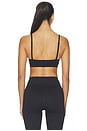 view 3 of 4 Matte Micro Scoop Bra in Obsidian