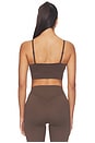 view 3 of 4 Matte Cami Bra in Dark Sepia