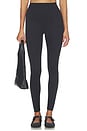 view 2 of 7 Matte Corset Leggings in Obsidian