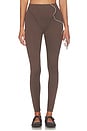 view 1 of 6 Matte Corset Leggings in Dark Sepia