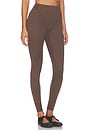 view 2 of 6 Matte Corset Leggings in Dark Sepia