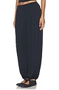 view 3 of 6 Stretch Knit Harem Pants in Obsidian