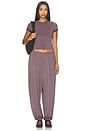 view 5 of 6 Stretch Knit Harem Pants in Resin