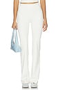 view 1 of 6 PANTALÓN SLIM FLARE in Ivory