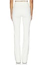 view 4 of 6 PANTALÓN SLIM FLARE in Ivory