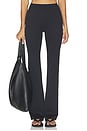 view 1 of 6 Matte Slim Flare Pant in Obsidian