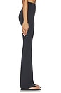 view 3 of 6 Matte Slim Flare Pant in Obsidian