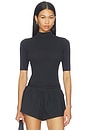 view 1 of 4 Weightless Short Sleeve Top in Black
