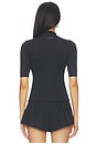 view 3 of 4 Weightless Short Sleeve Top in Black