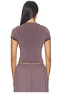 view 3 of 5 Stretch Knit Crop Crew in Resin