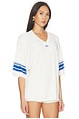 view 2 of 5 Stretch Knit V- Neck Top in Ivory