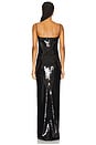 view 3 of 4 ROBE MAXI BARE in Black