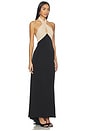 view 3 of 4 Solange Dress in Black & Nude