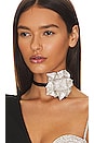 view 1 of 3 Crystal Flower Choker in Crystal