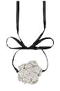 view 2 of 3 Crystal Flower Choker in Crystal