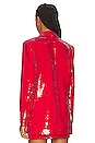view 4 of 6 Jade Sequin Blazer in Red