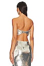 view 3 of 6 ARIELLE トップ in Silver Sequin