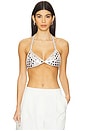 view 1 of 5 Mirror Triangle Bra in Crystal