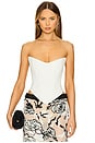 view 1 of 4 Camellia Corset Top in White