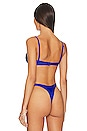view 3 of 4 Underwire Bikini Top in Lapis