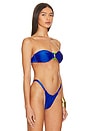 view 2 of 4 Bandeau Bikini Top in Lapis