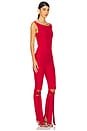 view 3 of 5 Jumpsuit With Embroidery Logo in Red