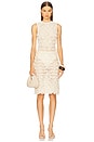 view 2 of 4 Crochet Floral Mini Dress in Off White