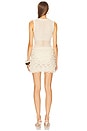 view 4 of 4 Crochet Floral Mini Dress in Off White