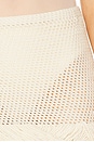 view 6 of 6 Crochet Fringe Skirt in Off White