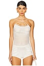 view 1 of 5 TOP HALTER CROCHET in Off White