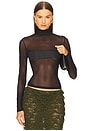 view 1 of 4 Mesh Top in Black