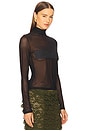 view 2 of 4 Mesh Top in Black
