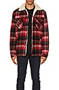 view 1 of 6 Lenny Plaid Jacket in Red Alert