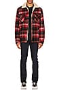 view 5 of 6 Lenny Plaid Jacket in Red Alert