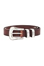 view 3 of 3 CINTURÓN WESTERN in Dark Brown