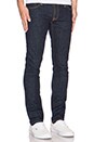 view 2 of 3 JEAN SLIM TIGHT LONG JOHN in Org. Twill Rinsed