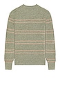 view 2 of 3 Gurra Striped Sweater in Green Melange