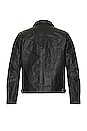 view 2 of 4 Eddy Rider Leather Jacket in Black