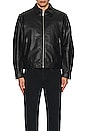 view 4 of 4 Eddy Rider Leather Jacket in Black
