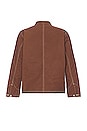 view 2 of 4 Howie Waxed Chore Jacket in Brown